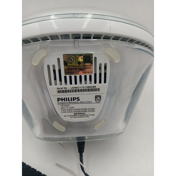 Philips SmartSleep HF3520 Wake-up Light Alarm Clock Colored Sunrise Sunset TESTD - Picture 4 of 4